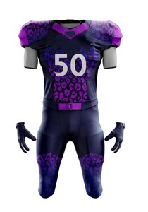 Uniforme de Fútbol Americano para Equipo Profesional, Impreso, Cómodo, de Secado Rápido, Transpirable, Ropa Deportiva Unisex, 100% Poliéster - Product Image 6