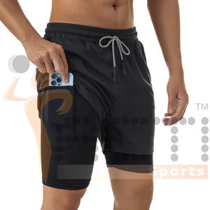 Shorts d'entraînement hommes Top qualité prix usine blanc Football Football Shorts avec bande et maille personnaliser Shorts de sport - Product Image 5