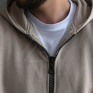 Trajes de chándal de verano para hombre con logotipo personalizado de la fábrica de Pakistán, conjuntos de Jogger de lana de alta tecnología, tejido de algodón de gran tamaño, informal, de talla grande - Product Image 6