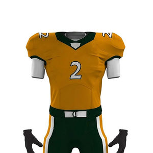 Uniforme de football américain avec logo personnalisé et design imprimé, vêtements de sport confortables, manches courtes, respirant - personnalisation à faible MOQ - Product Image 4