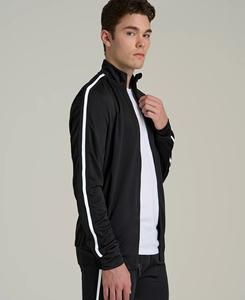 Veste en polaire pour homme de haute qualité, design personnalisé, coupe slim, vintage, col montant, bouton unique, décoration en dentelle, unie - Product Image 3