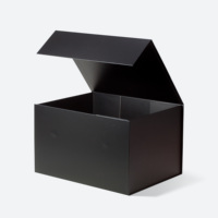 Boîte cadeau magnétique A4 vert foncé avec estampage à chaud motif sapin de Noël, pour emballage de vêtements, pliable, luxe en gros avec ruban
