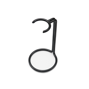 Support de blaireau en acier inoxydable noir support de rasoir stockage sûr pour les outils de rasage - Product Image 4