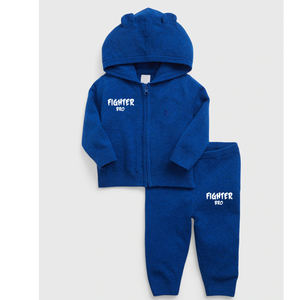 Sweat à capuche confortable à manches longues pour hommes Survêtement de jogging chaud Ensemble de vêtements de sport pour enfants avec capuche pour les activités de plein air - Product Image 2