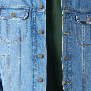 2024 nueva llegada moda Streetwear chaquetas de mezclilla mejor nuevo estilo cómodo Material hombres Denim chaquetas casuales servicio OEM - Product Image 6