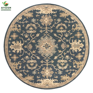 Tapis léger et respirant en laine, rembourré et fait à la main, pour la chambre à coucher et le salon - Product Image 5