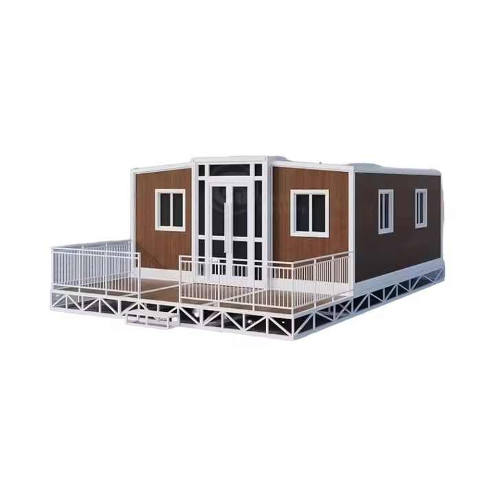 Mini Modular Steel Villa Container House Secure 40ft 20ft Prefabricated