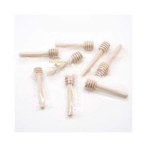 Cuillère à miel en bois faite à la main, finition lisse, bois massif naturel, outil de cuisine - Product Image 3