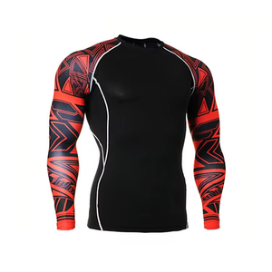 Customized Printing Custom Summer Fitness Long Sleeve <b>Compression</b> <b>Shirt</b>-Full Sublimation Athletic Wear with Four-Way Stretch - Product Image 1