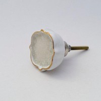 Poignées et poignées de haute qualité Designs colorés Poignée de porte de meuble Poignées d'armoire en zinc de style antique Fournisseur de boutons en céramique