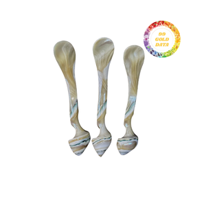 Cuillère en nacre de luxe, unique et écologique, surface brillante, faite à la main, pour les dîners formels, occasions spéciales, mariages, ensembles personnalisés - Product Image 4