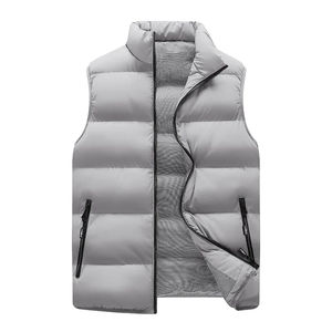 Hot Sale New Fashion Sleeveless <b>Men</b> Padded Down Coat High Quality Super Warm Thick Down <b>Vest</b> Puffer Jacket <b>Men's</b> <b>Winter</b> <b>Vest</b> - Product Image 5