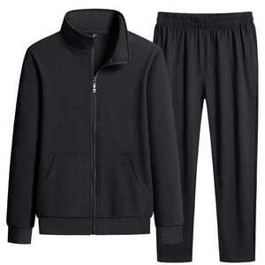 Ensemble de survêtement pour homme 2026 Printemps et Automne Nouvelle mode masculine Vêtement de sport ample respirant à coutures Deux pièces - Product Image 5