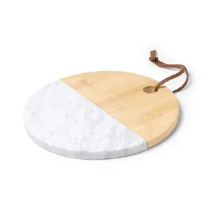 Tagliere Personalizzato in Bambù e Marmo, Utensili da Cucina per Uso Promozionale - Product Image 1