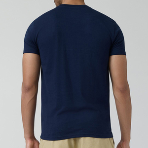 T-shirts à impression personnalisée pour hommes T-shirt à logo personnalisé T-shirt d'été pour hommes T-shirt à manches courtes de couleur unie T-shirt personnalisé en coton - Product Image 5