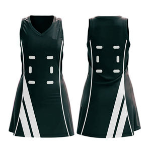 Vestido de uniforme de netball reversible para mujer al por mayor de alta calidad, estampado Digital de secado rápido, 100% poliéster, antibacteriano UV - Product Image 4