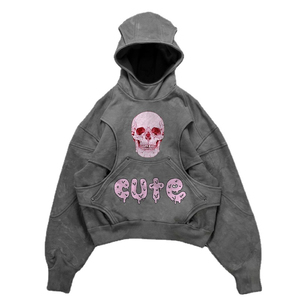 Sudadera con capucha bordada de alta calidad para hombre de algodón 100% OEM al por mayor en tallas grandes diseño teñido liso de la temporada de invierno - Product Image 1