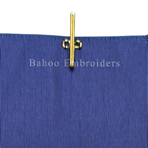 COLLAR DESNUDO PROVINCIAL DE ARTESANÍA MASÓNICA-TRENZADO DORADO EN AMBOS BORDES Y BOLA DORADA EN FRONTAGE - Product Image 4