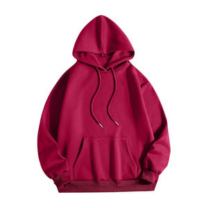 OEM/ODM Pull à capuche en polaire décontracté personnalisé pour femmes 320g Col rond Épaule tombante Coton Poly Mélange Couleurs Vintage - Product Image 1