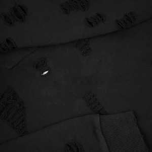 เสื้อฮู้ดผู้ชายแนวสตรีทสูงแฟชั่นฤดูหนาวที่มีคุณภาพสูงมีรูปแบบสีทึบผ้าฟลีซออกแบบโลโก้ได้ตามต้องการ - Product Image 5