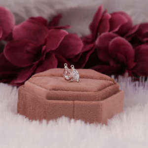 Personnalisable Femme Or Massif 18KT Pendentif Perle Rose Blanc Marquise Lab Cultivé Diamant Toutes Occasions Or Corps Chaîne Mode - Product Image 1