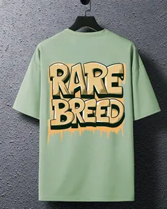 เสื้อยืดผ้าฝ้าย100% แขนครึ่งลำลองสำหรับผู้ชายเสื้อยืดผ้าใบลายพื้น - Product Image 1