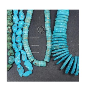 Exagéré Bohème Style Ethnique Rétro Long Coloré Bois Perlé Collier Bijoux Perlés pour Femmes bijoux - Product Image 1