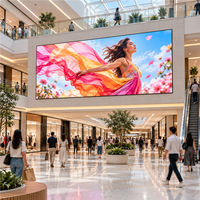 Mur vidéo LED intérieur 4K P2 à haute fréquence de rafraîchissement, installation frontale, écran LED intérieur sans soudure pour centre commercial