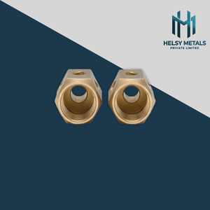 Connecteur hexagonal en laiton tourné CNC de précision durable, raccord mâle fileté avec trous latéraux pour une installation sécurisée des tuyaux industriels - Product Image 3