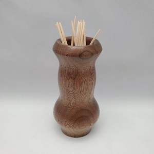 กล่องใส่ไม้จิ้มฟันทำมือคุณภาพสูงจากไม้เนื้อแข็งธรรมชาติ กล่องเก็บของไม้สำหรับบ้าน ห้องครัว โต๊ะอาหาร - Product Image 6