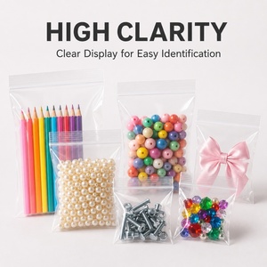 Hot Sale Cheep High Quality Transparent Zip Lock Bag Packaging Zip Lock Poly Bag 6*8cm Zip Bags - Product Image 5
