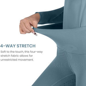 Pantalones de Equitación Profesionales de Color Sólido, Nuevo Diseño, Ligeros, Transpirables, de Nailon/Spandex/Poliéster - Product Image 4