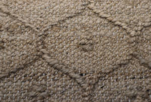 Tapis épais réversible en jute naturelle tissé à la main, motif géométrique, tapis décoratif écologique pour salon, chambre à coucher, bureau - Product Image 2