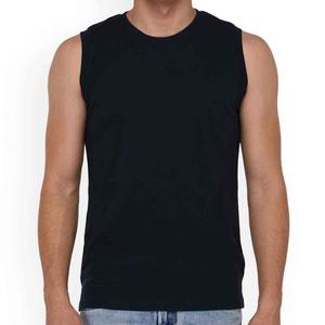 Camiseta sin mangas de algodón 100% personalizable para hombre Chaleco de punto transpirable con patrón 3D Fabricante OEM para ropa informal - Product Image 4