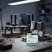 Set AMD Threadripper 9980X + Gigabit TRX50 AeroD