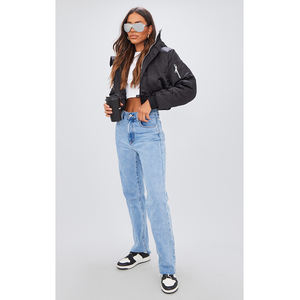 Veste bouffante en Nylon pour femmes, nouveau Design à la mode, Bomber chaud avec Logo personnalisé - Product Image 4