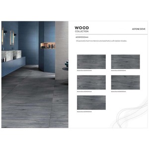 Directo de fábrica, azulejos de suelo de porcelana con efecto de madera de 600x1200mm, diseño marrón de madera de corteza, azulejos de cerámica para pared, mosaico de baño - Product Image 2