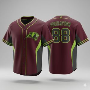 Maillots de baseball imprimés haute performance, logo couleur personnalisé, tissu durable et respirant pour entraînement adulte unisexe - Product Image 4