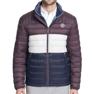 2025 hiver extérieur haute rue veste bouffante pour hommes avec col montant et logo avant séchage rapide personnalisable - Product Image 3