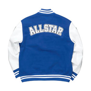 Veste universitaire sur mesure avec logo OEM pour hommes, broderie chic, design de baseball, avec patchs en chenille, tissu en laine - Product Image 6