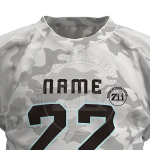 Uniforme de football américain respirant de haute qualité à bas prix, grande taille, manches courtes, protection UV, séchage rapide, personnalisé pour l'équipe, 100% fabriqué sur mesure - Product Image 6