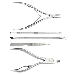 ชุดกรรไกรตัดเล็บสำหรับทำเล็บเท้าเครื่องมือสแตนเลส5ชิ้นสำหรับตกแต่งเล็บ - Product Image 2