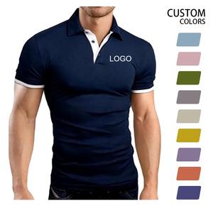 Piqué de algodón 100% de punto sólido antiarrugas transpirable para camisa para ropa de verano OEM moda informal de estilo callejero para hombres - Product Image 4