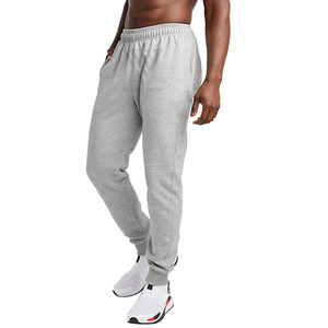 Pantalons de jogging slim fit pour hommes, design optimal, respirants, teinture unie, 100% coton, tissu doux, coupe slim - Product Image 5
