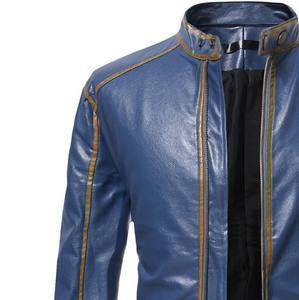 Record,s de alta calidad para hombre, el mejor diseño de chaquetas de cuero/servicio OEM, ropa de invierno para exteriores, chaqueta de cuero de motorista Vintage para hombre - Product Image 3