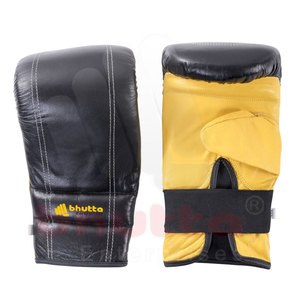 Mitaines de grappling en cuir artificiel sur mesure Pro Fighter - Sacs de frappe pour l'entraînement de boxe, taille et design personnalisables BHUTTA - Product Image 1