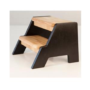 Heavy Duty Wooden Step <b>Stool</b> <b>with</b> Solid Structure Perfect for Closets Cupboards Pantry Areas Shelves and Household Tasks - Product Image 2