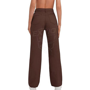 Pantalones Vaqueros de Mujer de Color Sólido Transpirables, Nueva Moda, Venta Caliente, Ropa de Calle - Product Image 2