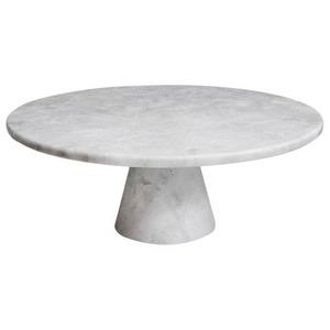 Soporte moderno para tartas de mármol negro con base cónica sólida ideal para una presentación elegante de postres, decoración de fiesta, exhibición de cocina para el hogar - Product Image 5