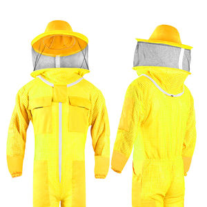 Traje de apicultor ventilado profesional para apicultura Diseño personalizado y servicios de procesamiento de ropa de etiqueta privada Color tostado - Product Image 6